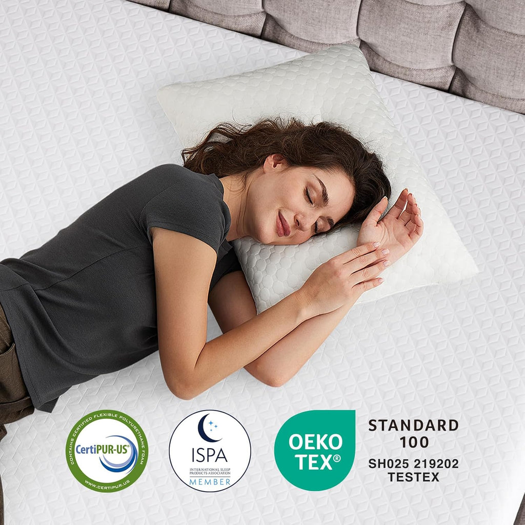 Novilla Queen Mattress - 14 Inch Memory Foam for Pressure Relief & Support | Cool, CertiPUR-US Certified