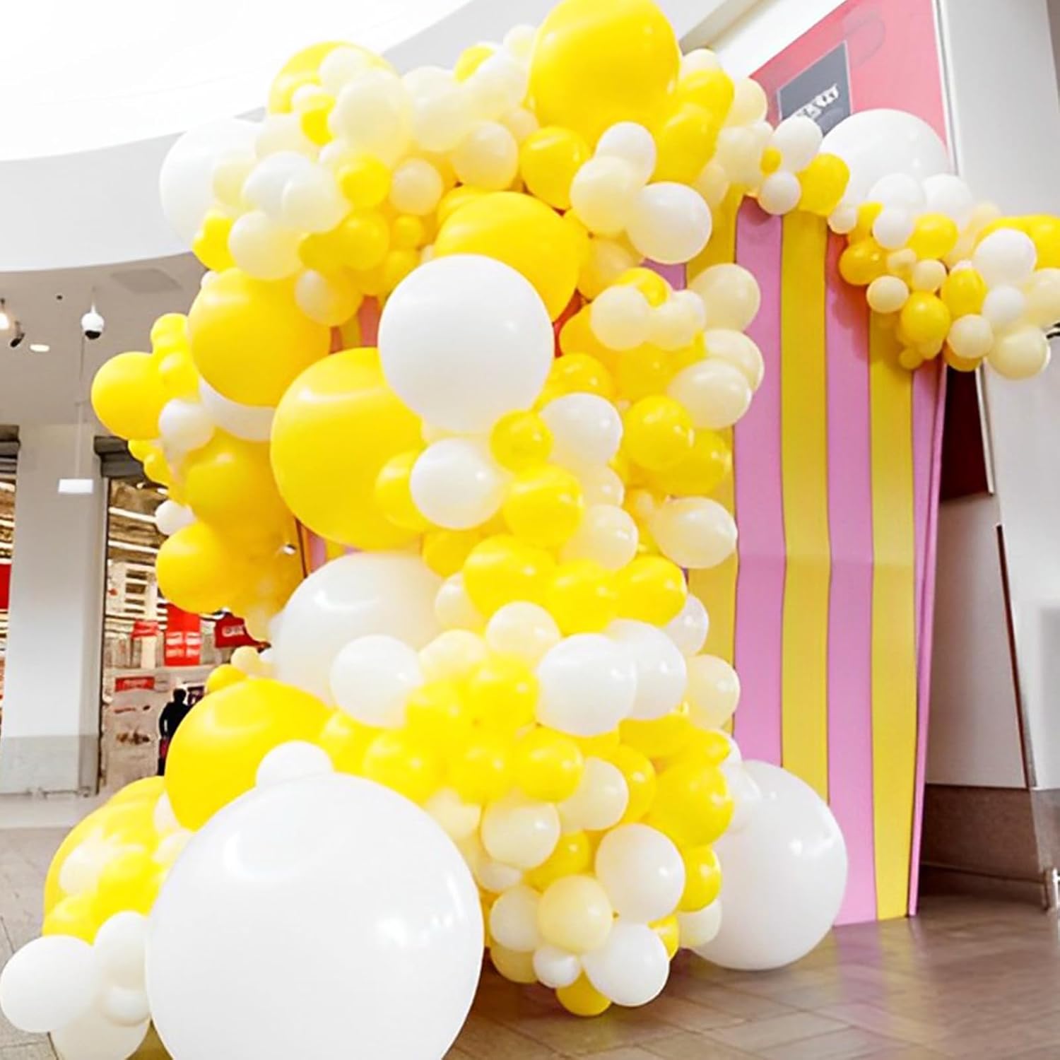 Voircoloria Yellow Balloons - 12-Inch Latex Balloons, 66-Pack for Graduation, Weddings & Parties