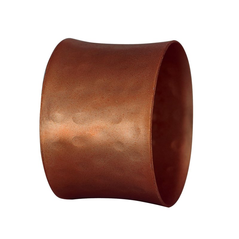 ITOS365 Handmade Round Hammered Antique Napkin Rings Holder for Dinning Table Parties Everyday, Set of 12