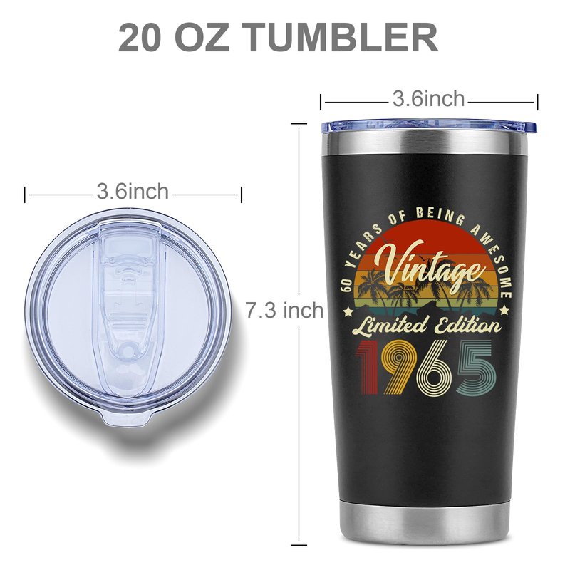 AYERMOYO Funny 61th Birthday Gifts for Men - 20 Oz Tumbler