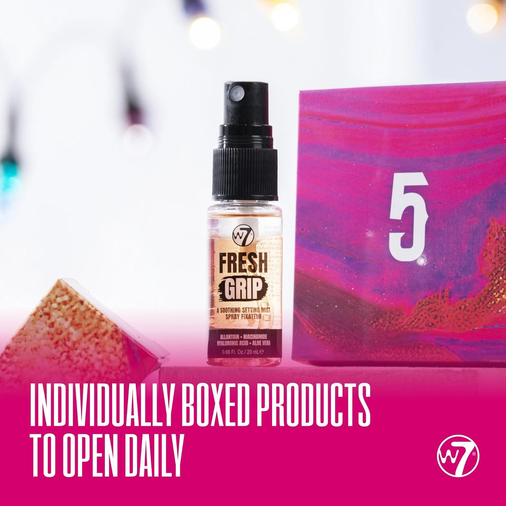 W7 Beauty Blast Makeup Advent Calendar 2025 | 24 Days of Cruelty-Free Surprises in Festive Box