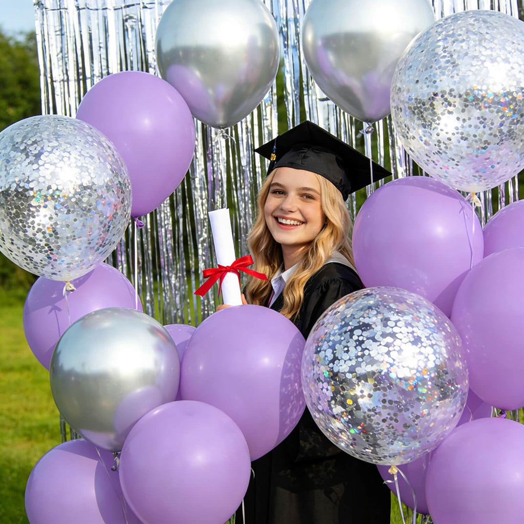 Pastel Purple Latex Balloons by [Brand Name] - 12 Inch, 110pcs for Birthday Parties & Baby Showers