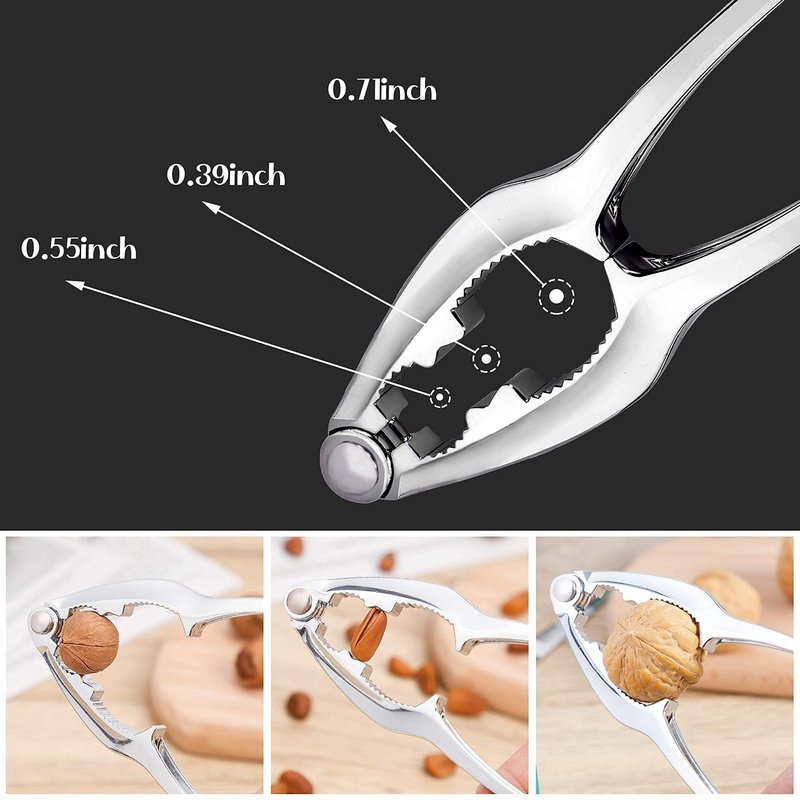 Nut Crackers for Crab Legs - 12 Pack Crab Leg Crackers, Zinc Alloy Nut Crackers and Picks, Premium Seafood Tool Kit, Food-Grade Stainless Lobster Crackers
