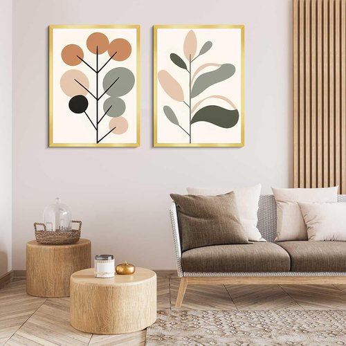 LaVie Home 24x32 Gold Picture Frame - HD Plexiglass Wall Display for Vertical/Horizontal Use | Classic Collection