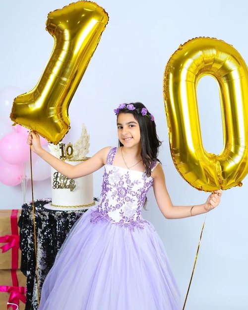 Gold Number 10 Balloon - 40 Inch 10th Birthday Decoration for Boys & Girls | Golden Party Supplies