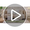 TOPGREEN 12x20 Organic Feather Down Lumbar Pillow Inserts - Pack of 2
