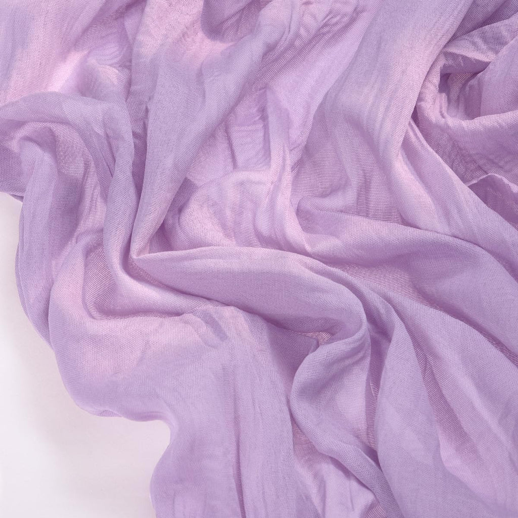 Socomi Cheesecloth Table Runner - Lilac Purple 120 Inch | Boho Rustic Decor for Weddings & Events