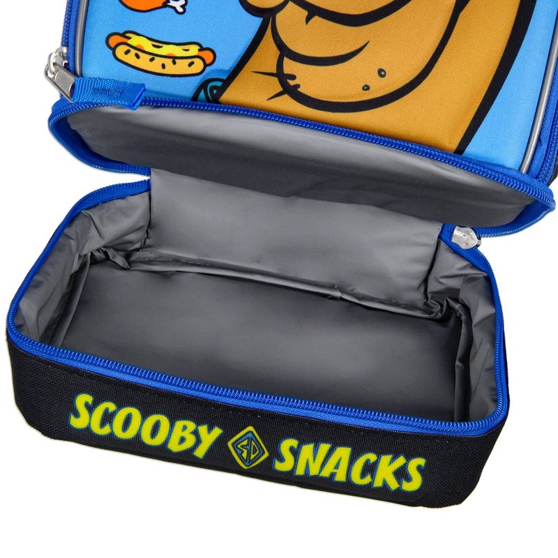 Scooby-Doo Scooby Snacks Dual Compartment Insulated Lunch Tote Bag 10"
