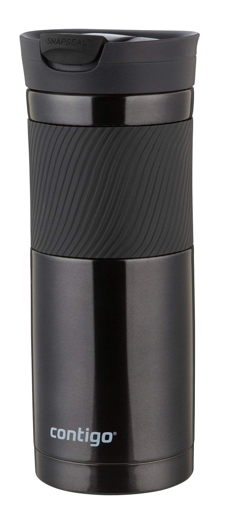 Contigo Byron Snapseal Travel Mug, Stainless Steel Thermal mug, vacuum flask, leakproof tumbler, coffee mug with BPA free Easy-Clean Lid, 470 ml, Biscay Bay