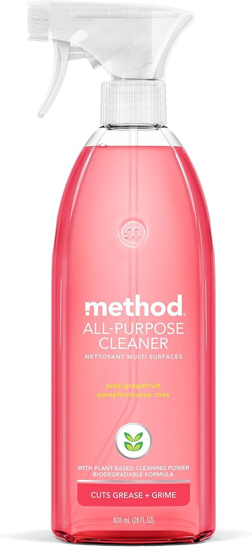 Method All-Purpose Cleaner - Pink Grapefruit Scent | Versatile for Counters, Tiles & Stone - 28 oz