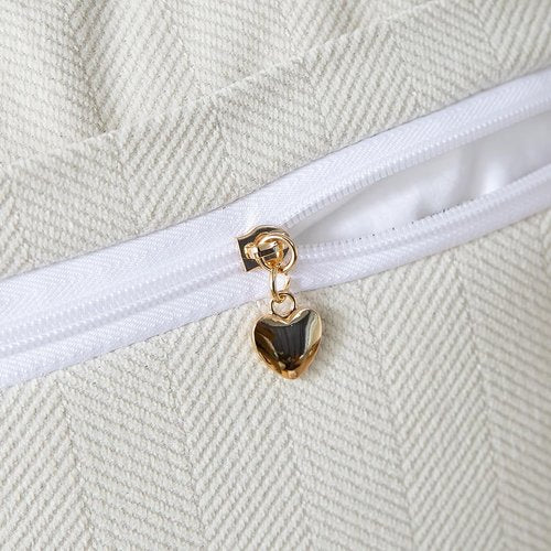 Joyouth Set of 2 Decorative Fringe Throw Pillow Covers Chenille Pillow Covers Elegant Design Pillowcase Soft Tassels Cushion Cover for Couch Bed Home Decor,18×18 Inch,Cream White