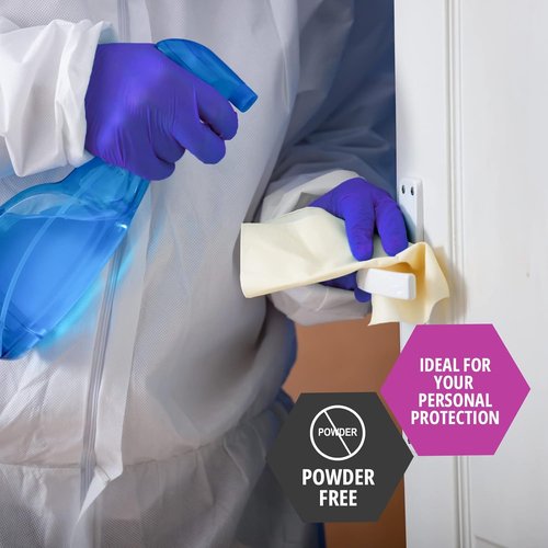 Med Pride Nitrile Medical Exam Gloves - Disposable, Powder & Latex-Free | Ideal for Doctors & Nurses
