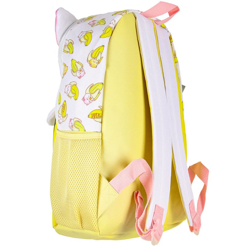 Bioworld Crunchyroll Bananya Plush 3-D Cat Anime Cartoon 16" Backpack