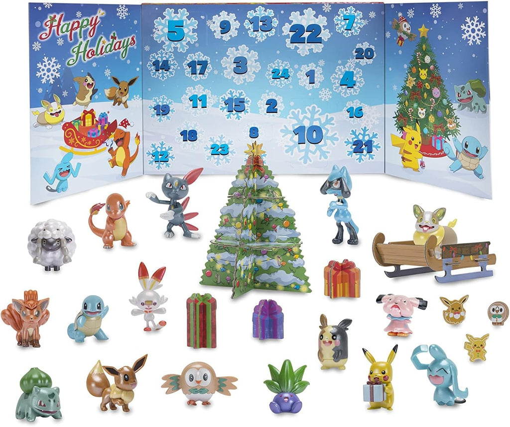 POKÉMON Advent Calendar 2021 - Festive Collectible with Exclusive Holiday Surprises