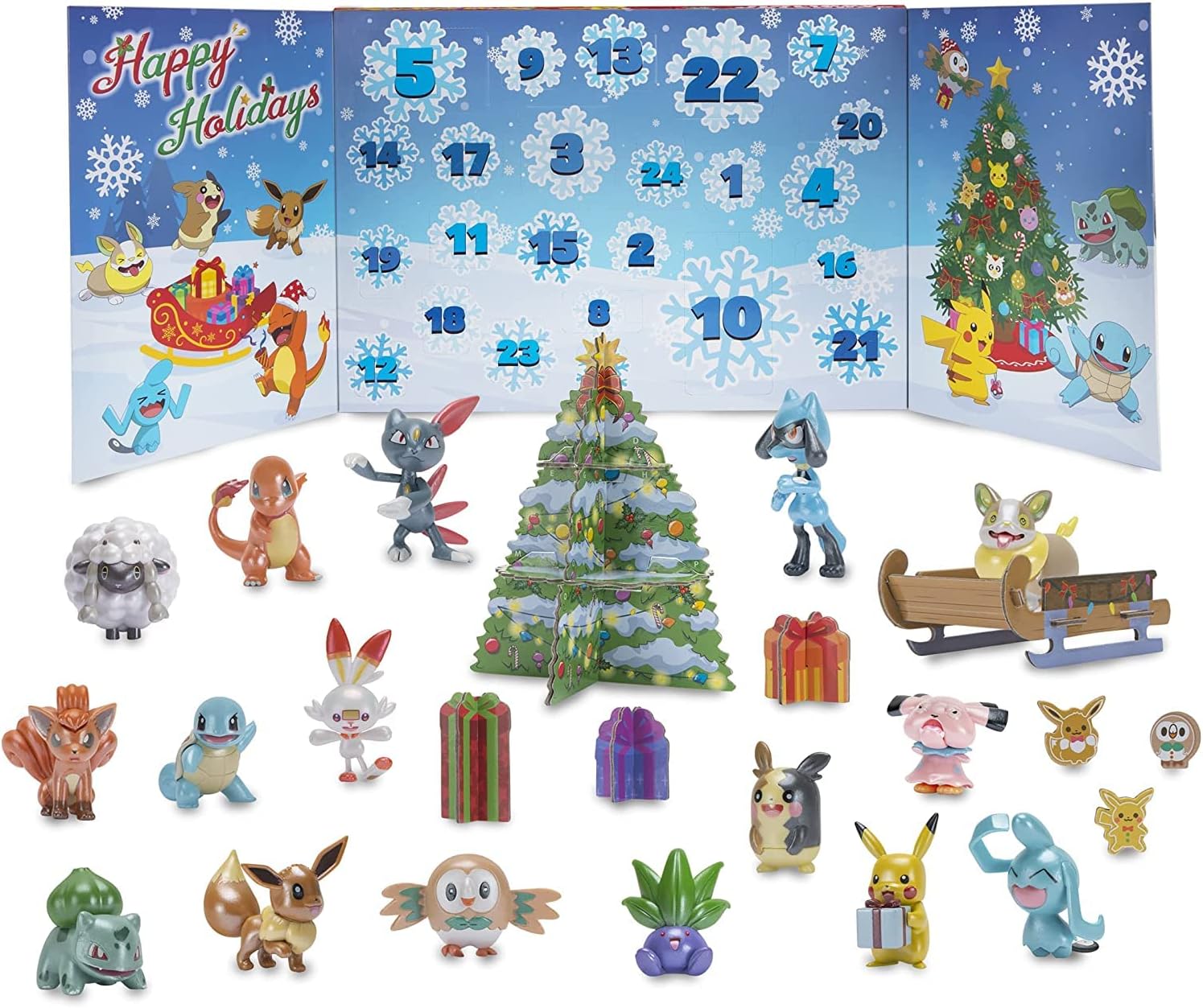 POKÉMON Advent Calendar 2021 - Festive Collectible with Exclusive Holiday Surprises