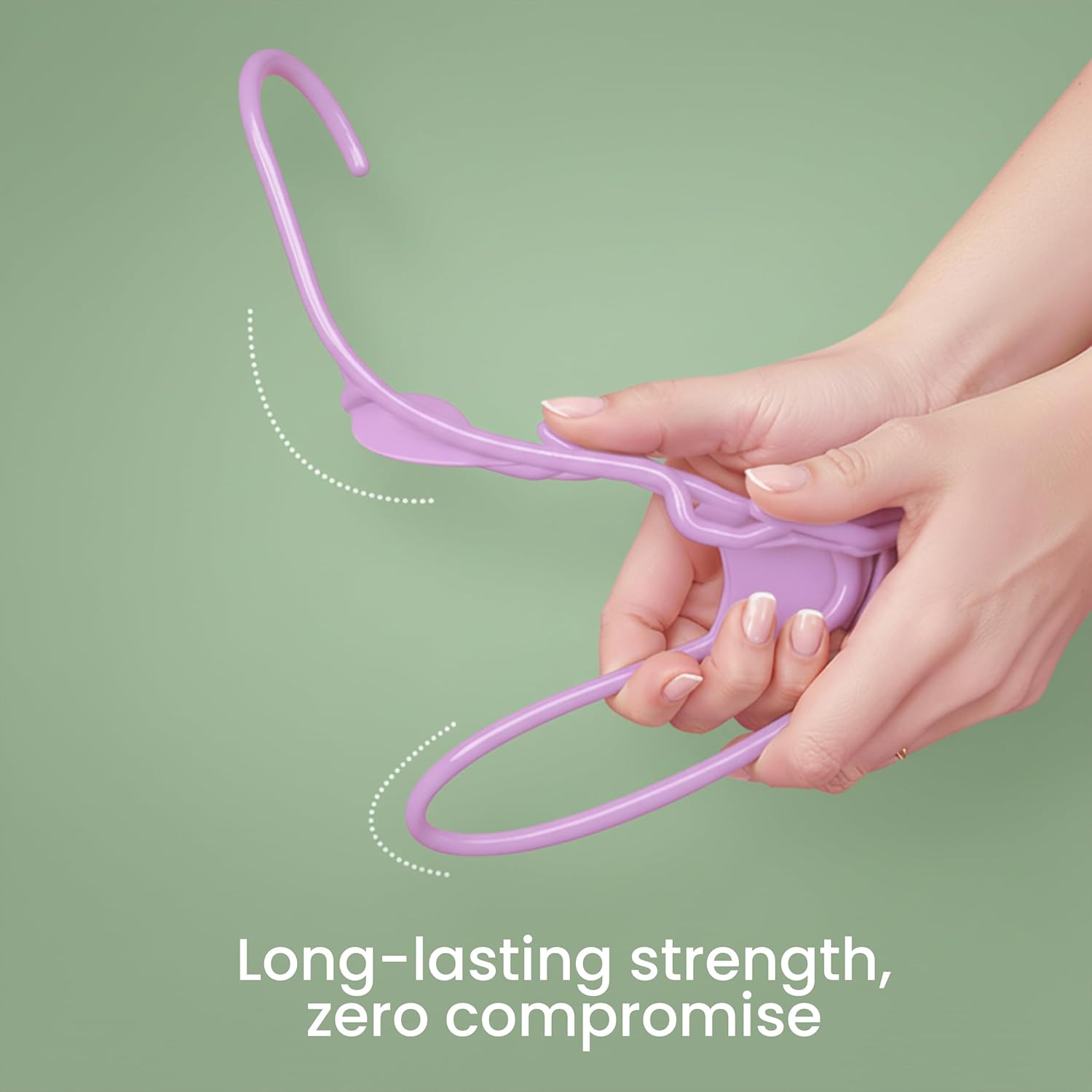 Utopia Home Plastic Hangers 50 Pack - Durable Space-Saving Clothes Hangers - Pink Closet Organizers