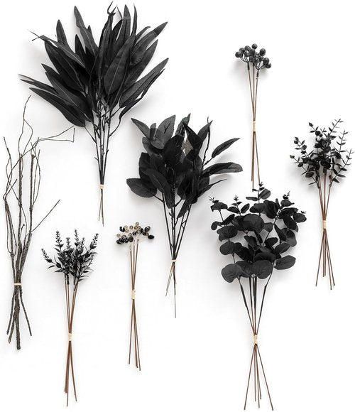 Ling's Moment Artificial Greenery Stems Box Set - 36pcs Faux Flower Picks for DIY Wedding Bouquets & Centerpieces