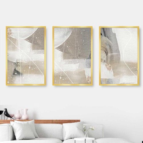 LaVie Home 24x30 Gold Picture Frame - HD Plexiglas Wall Display Frame for Vertical/Horizontal Use