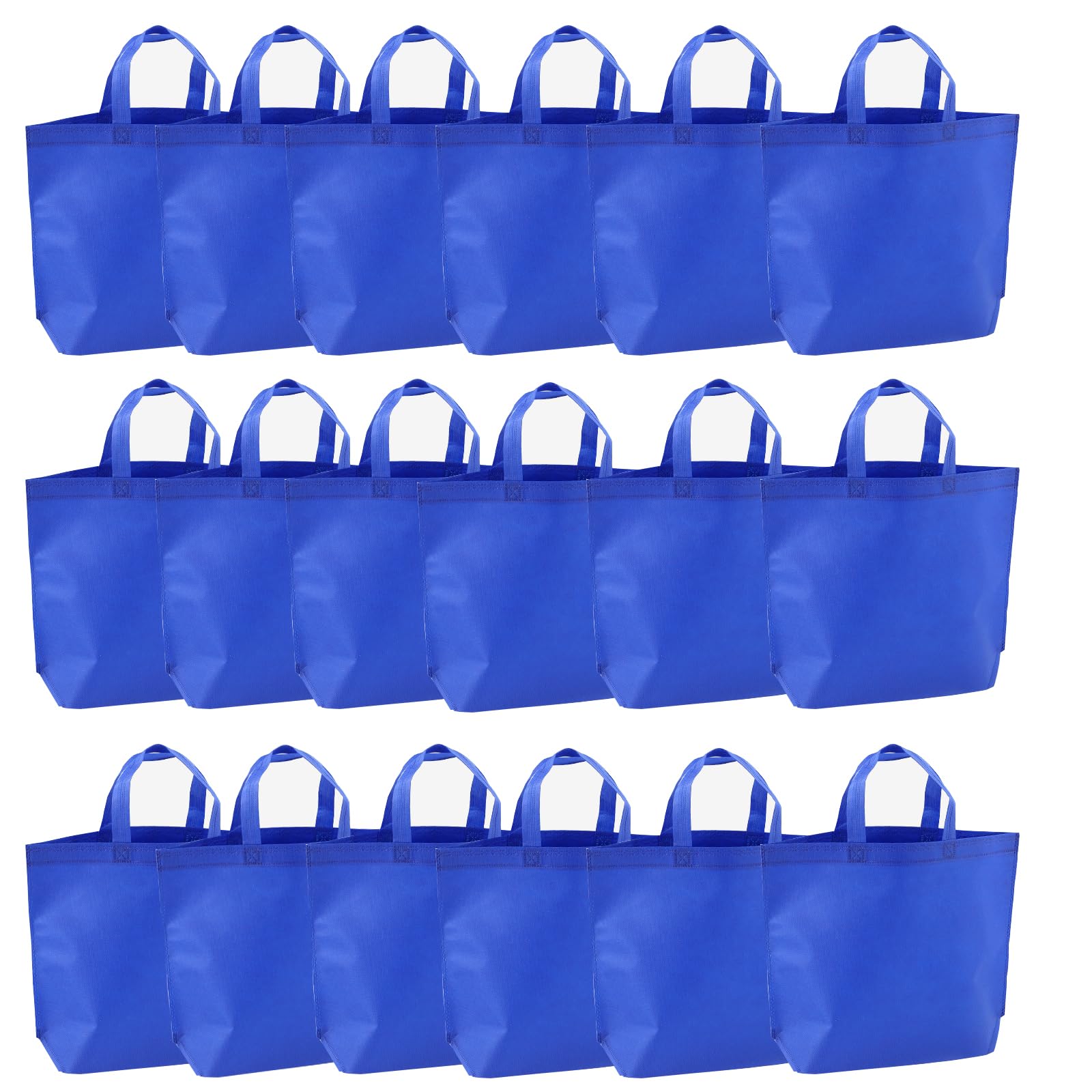 cuskena 36-Pack Tote Bags Multipurpose Reusable Grocery Bag (Sapphire Colors 36 Pack)