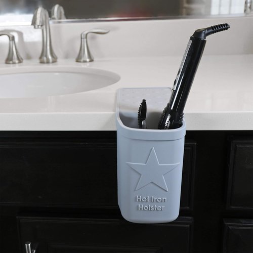 Hot Iron Holster - Adhesive-Free Silicone Storage Pocket for Travel | Heat Resistant to 500°F