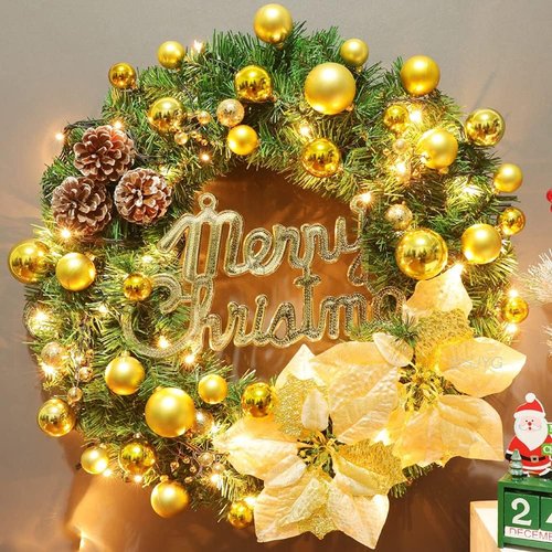 MASHANG Christmas Lights - 50 LED Battery Operated String Lights with Timer | Waterproof Warm White Decor