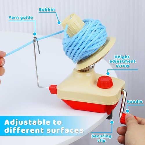 BUTUZE Yarn Winder - Manual Ball Winder for Crocheting | Quick and Efficient Yarn Maker Tool