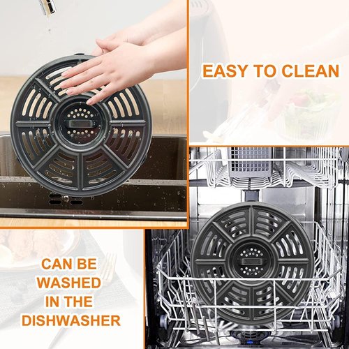 GWY Air Fryer Replacement Tray - Food Grade Crisper Plate for Ninja AF101, AF161, AF150 XL - 8.2'' Round, Dishwasher Safe