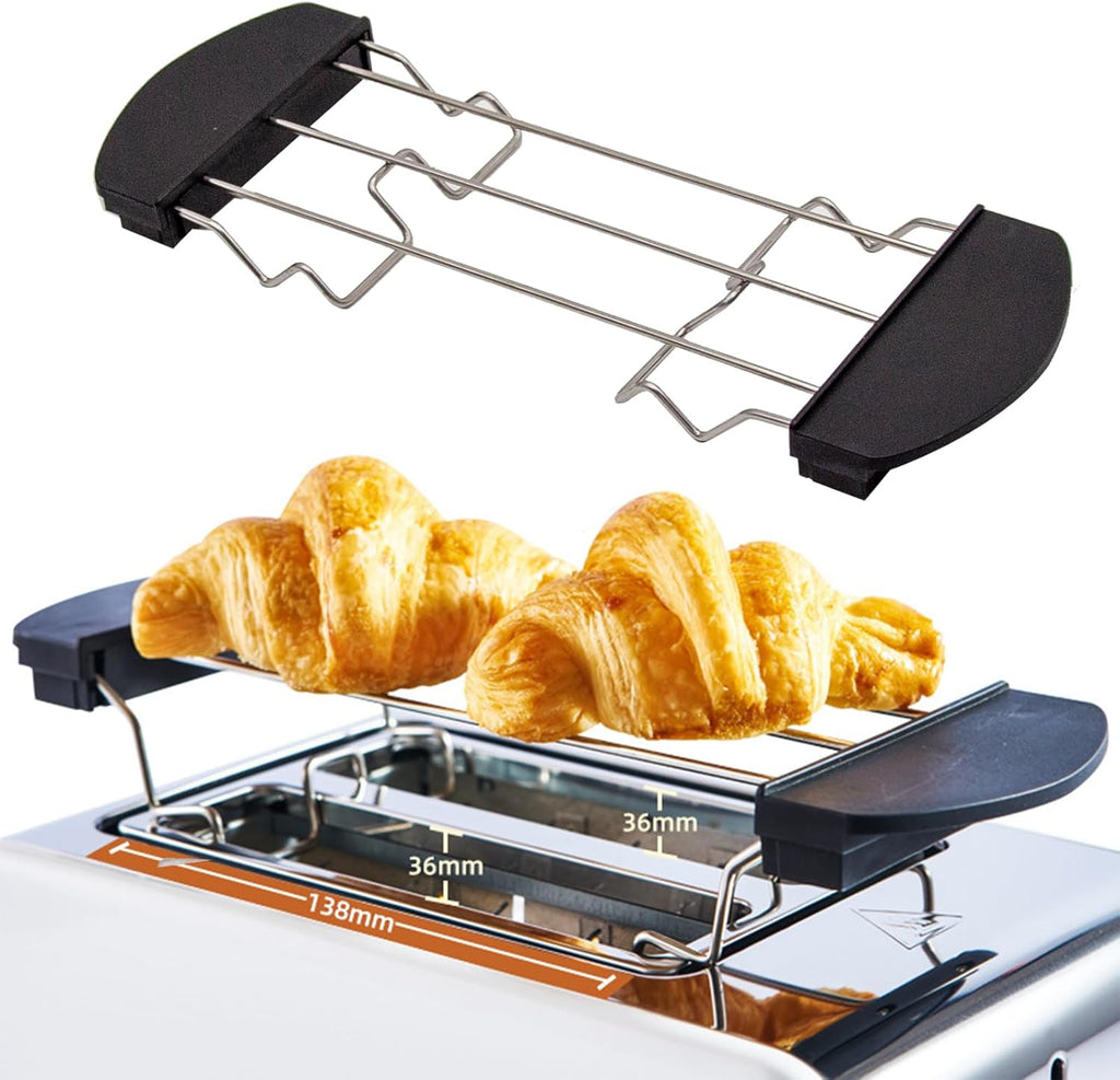Skiennix Stainless Steel Toast Rack - Versatile Toaster Warming & Cooling Grid | 26cm Size