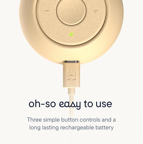 Hatch Go Portable Sound Machine - 10 Soothing Sounds for Babies & Kids | Travel-Friendly Sleep Soother | Honey