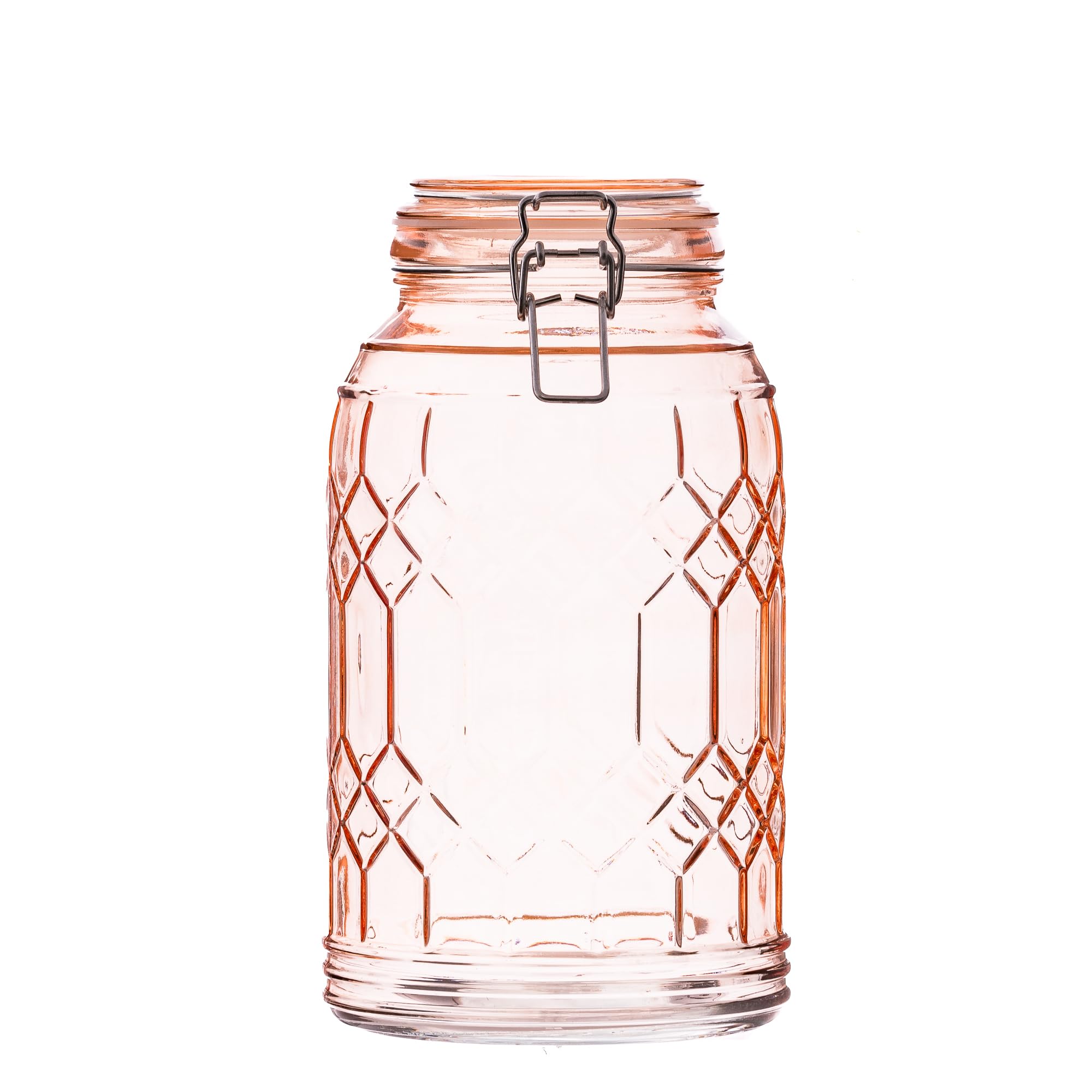 10 Strawberry Street Bleeker Glass Canister, Blush, Set of 3