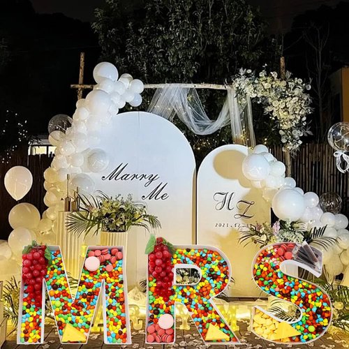 Cardboard Letter Fillable Charcuterie Board Candy Food Tray, 12.2 inch, Party Event Decoration (M Shape)