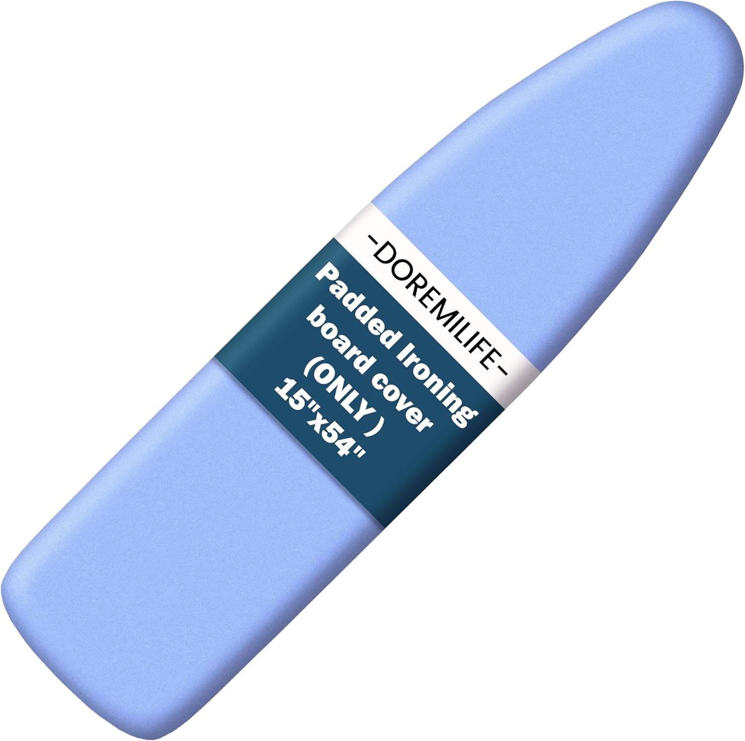 Skiennix Ironing Board Cover - Extra Thick Cotton Pad, Scorch Resistant, 15x54, Heatproof Blue