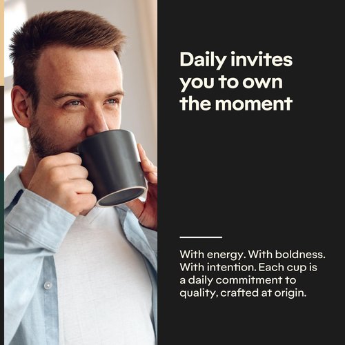 Specialty Coffee Daily 8.8 oz – Arabica Roasted Ground in Brazil – Smooth, Comforting Flavor with Notes of Chocolate, Caramel and Nuts – Medium-Dark Roast, Carefully Harvested – Brazilian Coffee King