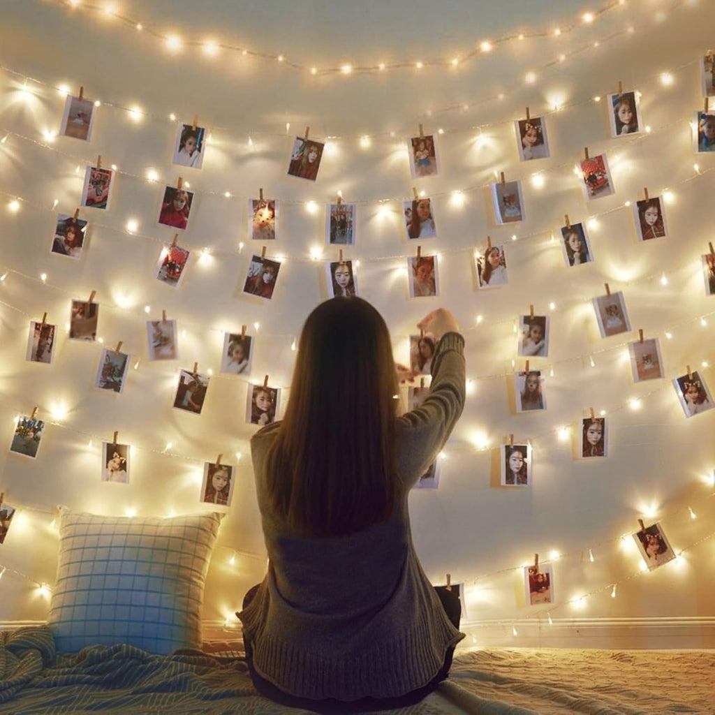Perfectday 200 LED Copper Fairy String Lights - 66 FT Warm White Waterproof USB Powered for Indoor & Outdoor Decor