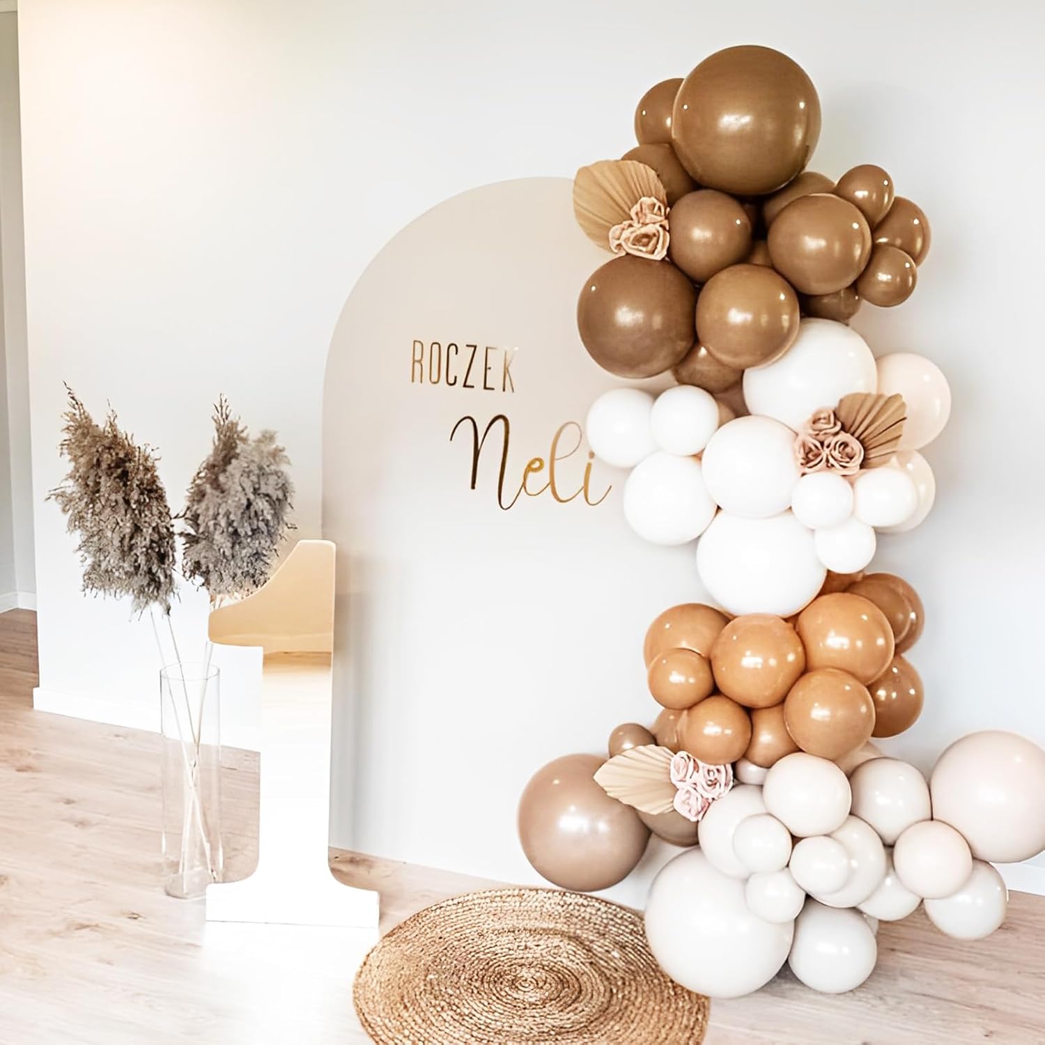 Voircoloria Brown Balloons - 12-Inch Latex Party Balloons | 66-Pack for Weddings, Birthdays & More