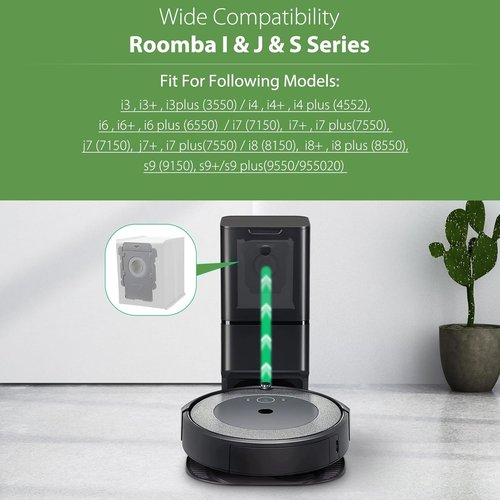 iRobot 18-Pack Vacuum Bags | Compatible with Roomba i7, i8, j7, s9 & All Clean Base