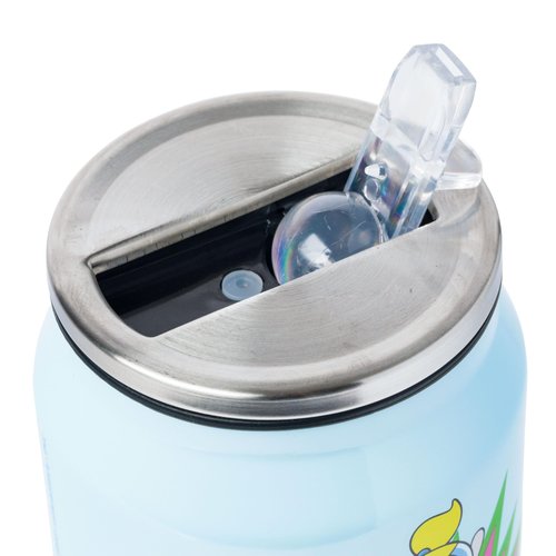 Silver Buffalo Powerpuff Girls Stainless Steel Double Wall Cup Featuring Blossom, Buttercup, and Bubbles, 11.8 Ounces