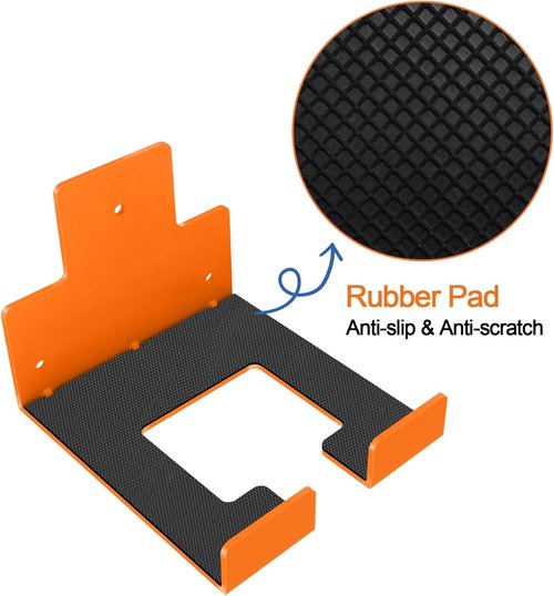 Heavy Duty Garage Organizer - Weed Eater Hanger & Trimmer Rack | Wall-Mounted Tool Holder, 2 Pack