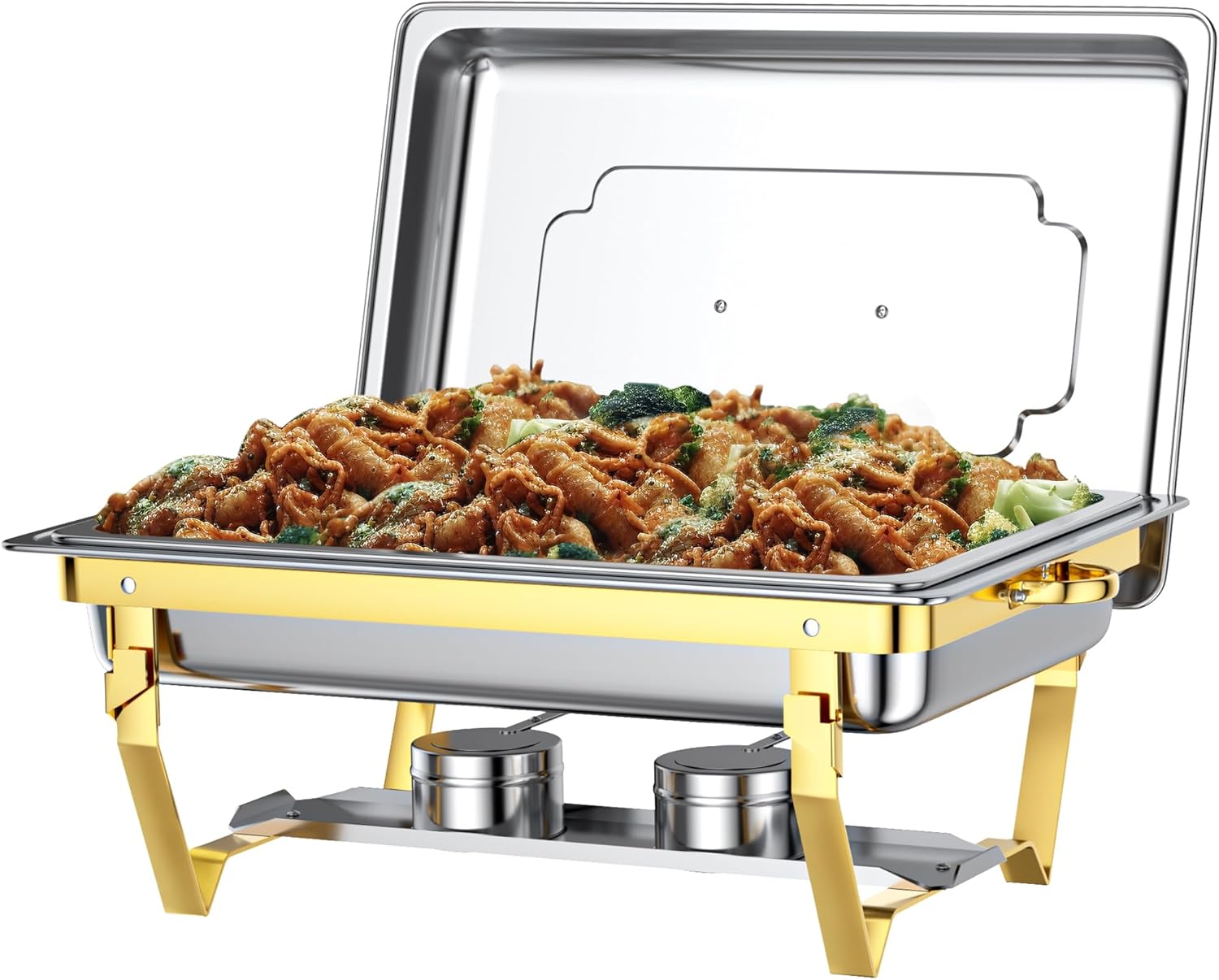 Regine Switzerland Chafing Dishes Set - Stainless Steel Buffet Warmers with Lids | Perfect for Catering & Events