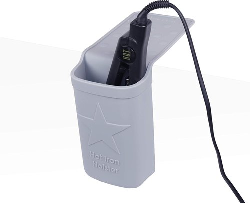 Hot Iron Holster - Adhesive-Free Silicone Storage Pocket for Travel | Heat Resistant to 500°F