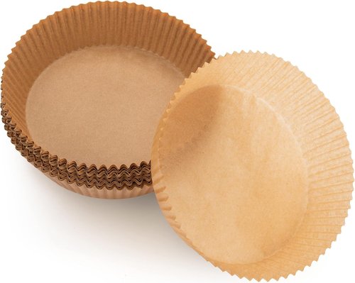 Air Fryer Liners - Disposable Non-Stick Parchment Paper Sheets | 100 Count, 6-7 Inch Round