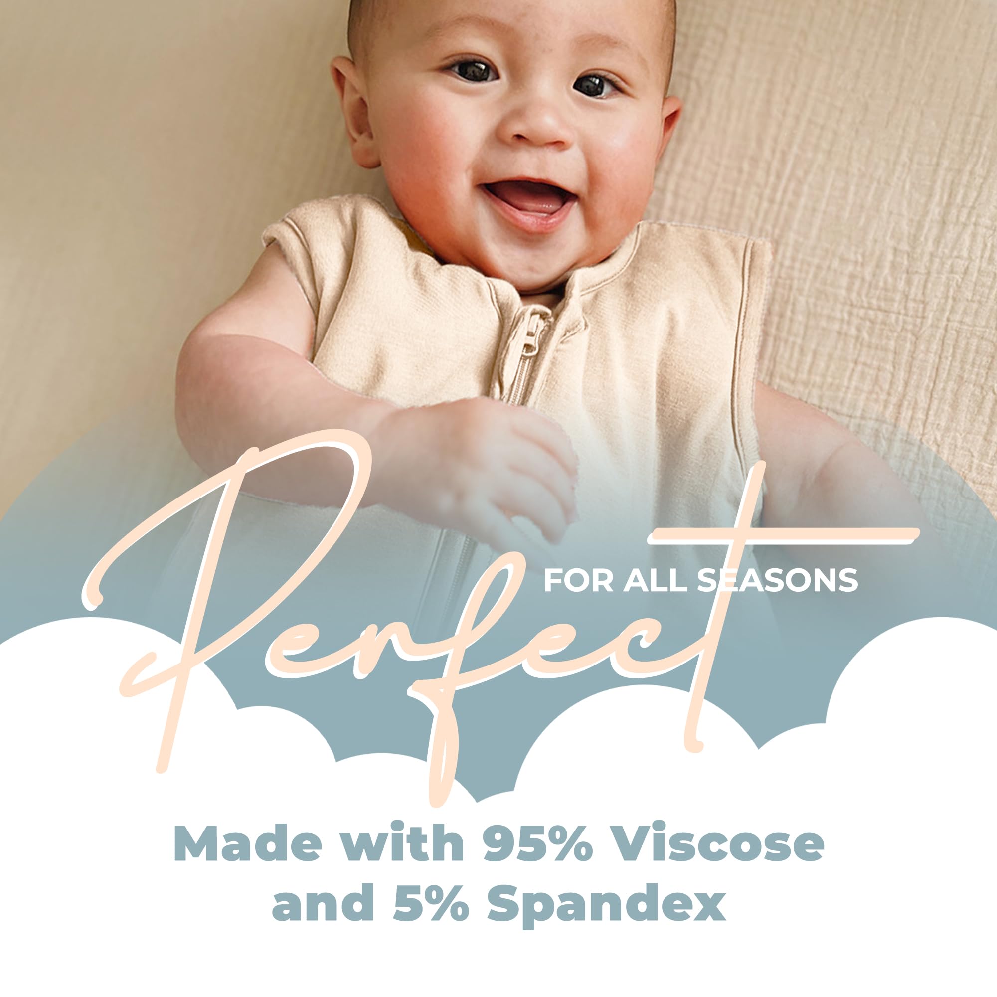 Nyte Nyte Baby - 1.0TOG Sunny, 12 to 18 Months, Sleeveless Sleep Sack, Soft Baby & Toddler Sleeping Sack, Breathable Sleep Sack with Adjustable Feet Cuffs & Anti-Slip Grip