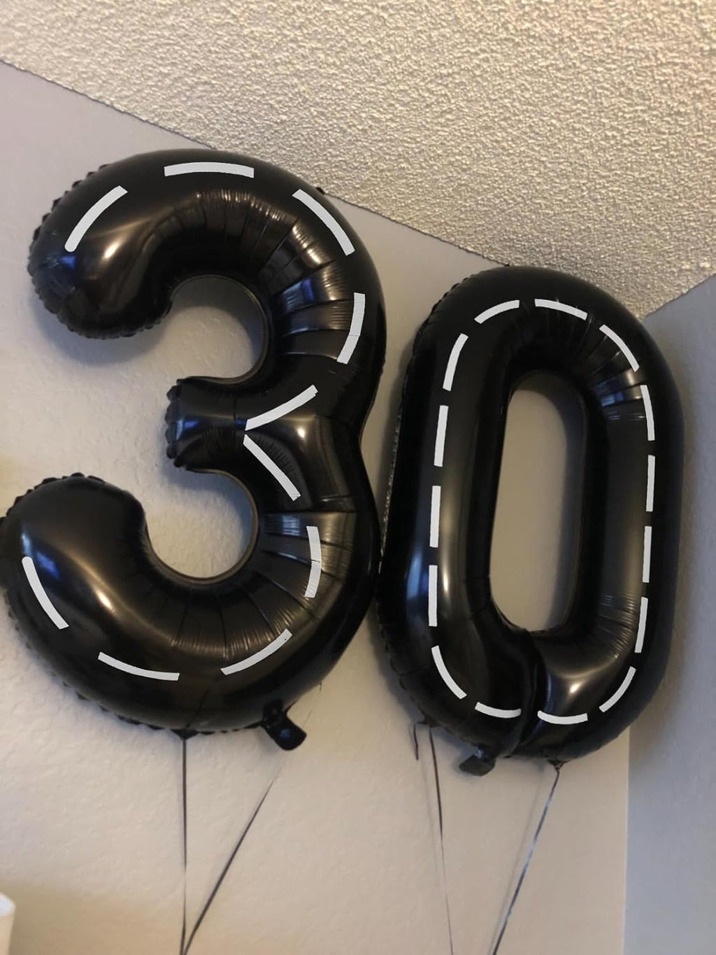 40 Inch Large Number Balloons by [Brand Name] - Black 4 Balloon for Birthday & Graduation Celebrations