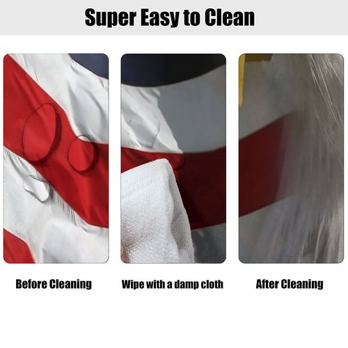 4th of July Oval Fitted Tablecloths, American Bald Eagle on American Flag Elastic Edged Table Covers, Fits Tables up to 48" x 68", Windproof Table Cloths for Indoor Restaurant Outdoor Dining Decor