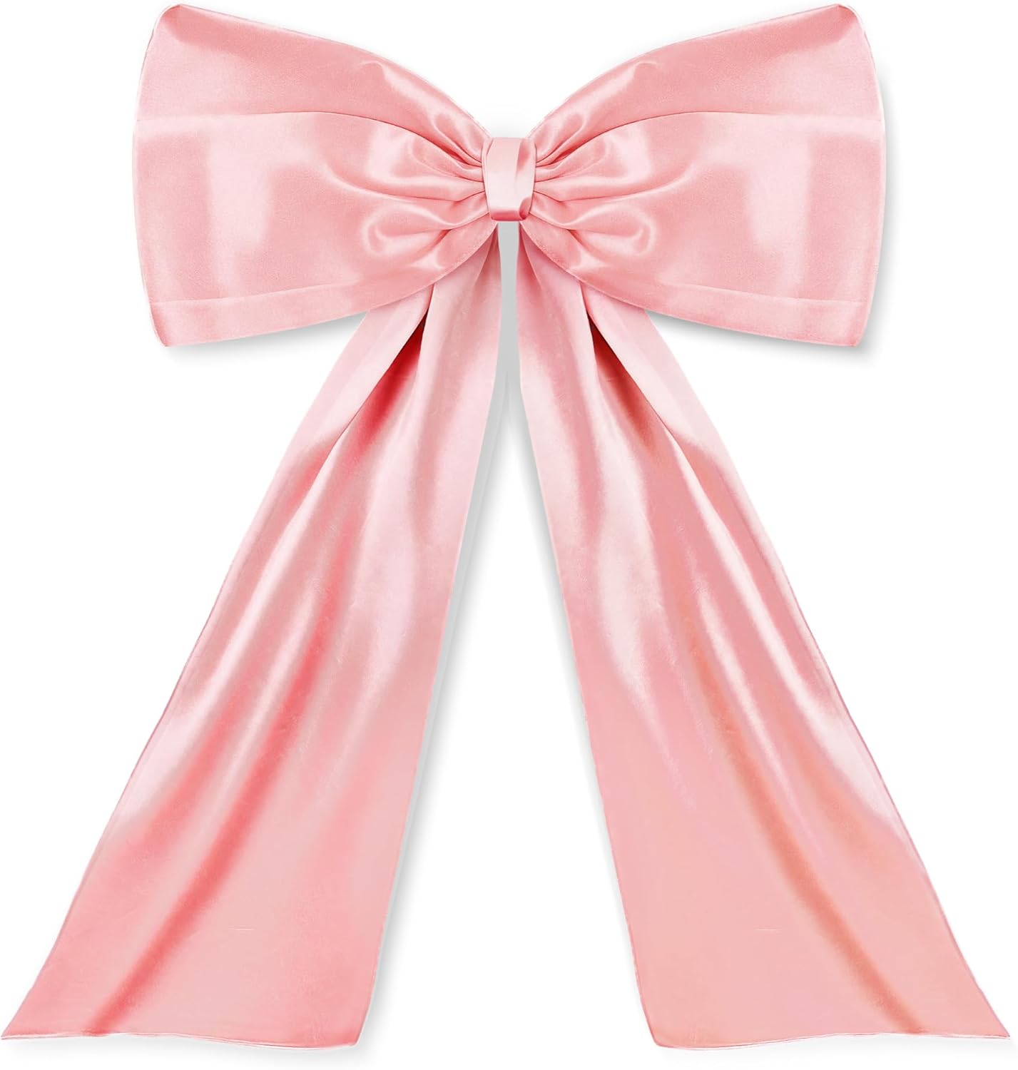 Skiennix Pink Large Bow Decor - Coquette Giant Ribbon Tie for Birthday Party & Home Decor | 24 x 36 Inches