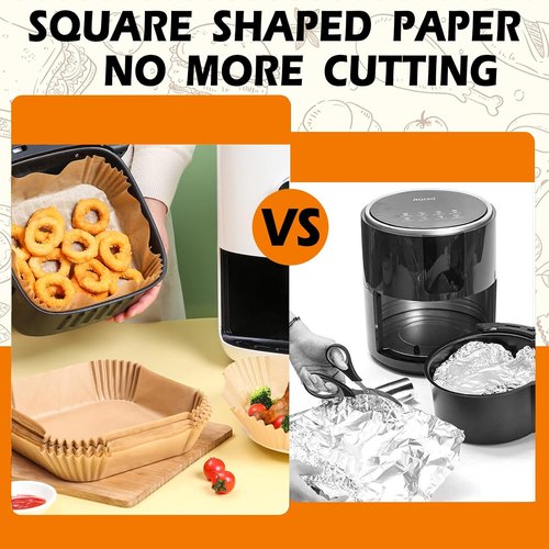 Chefman Air Fryer Liners - Disposable 7.1-Inch Paper Liners for 4QT Air Fryers | 150PCS Pack