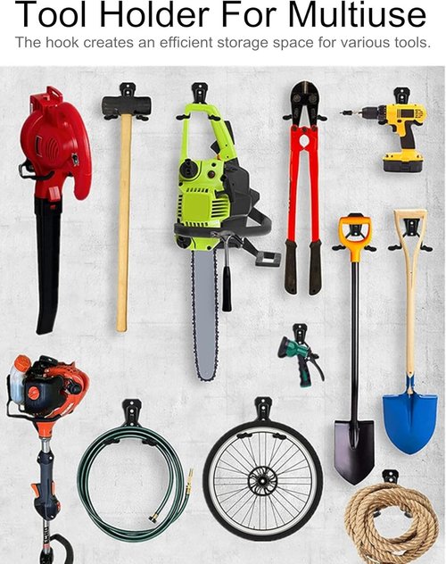 GS Alderaul Garden Power Tool Hanger - String Trimmer Wall Mount & Storage Hook for Garage