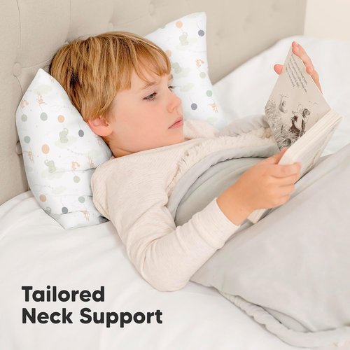 Escapade Toddler Pillow - Soft Organic Cotton Travel Pillow with Case | 13x18, Breathable & Machine Washable for Ages 2-5