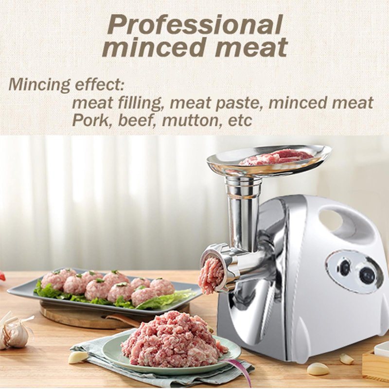 Electric Meat Grinder, Heavy Duty Meat Mincer, Sausage Stuffer Maker, Food Grinder Household Multifunctional Mincer Sausage Stuffer