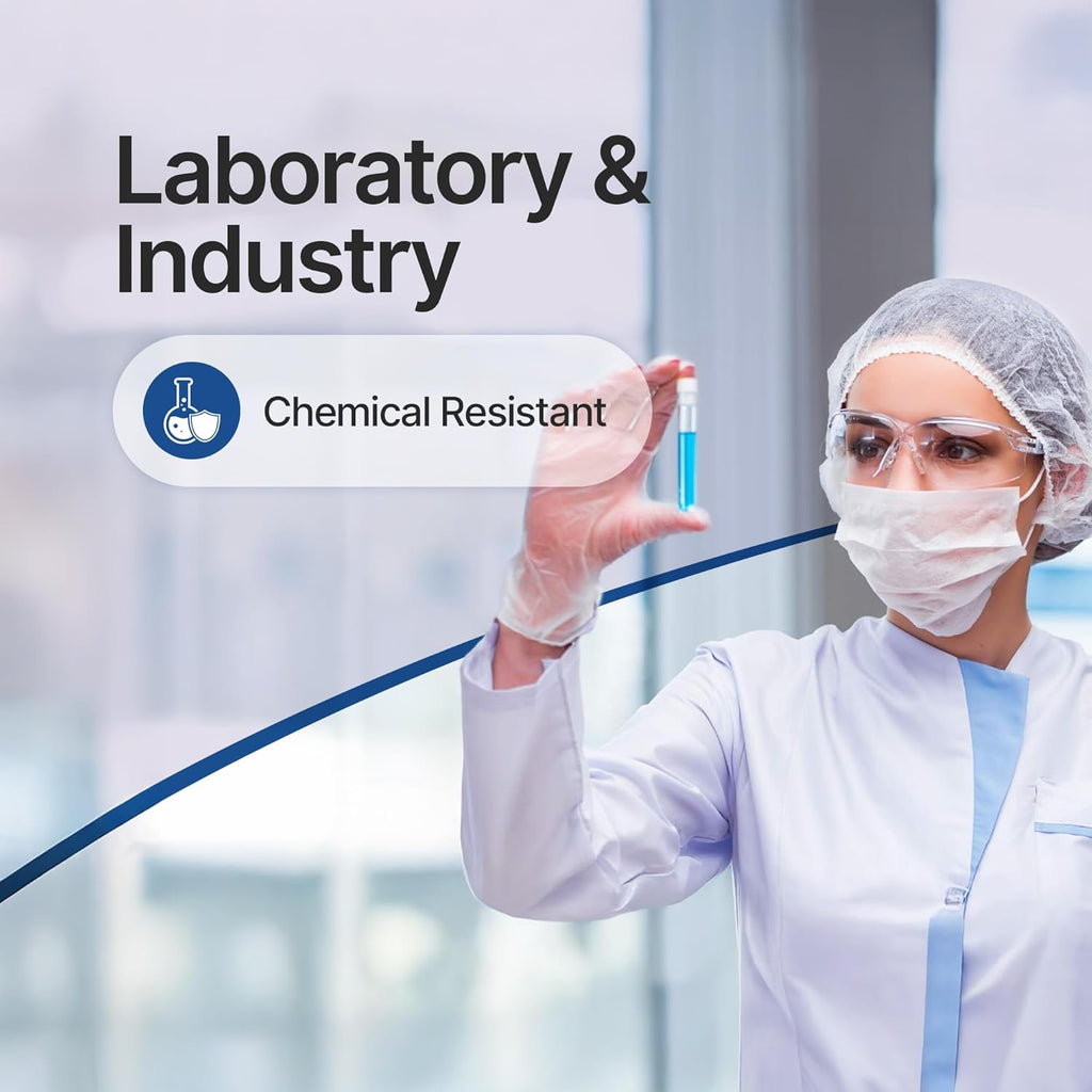Schneider Clear Vinyl Exam Gloves - Latex-Free, Disposable & Powder-Free | Food Safe, 4 Mil Thickness